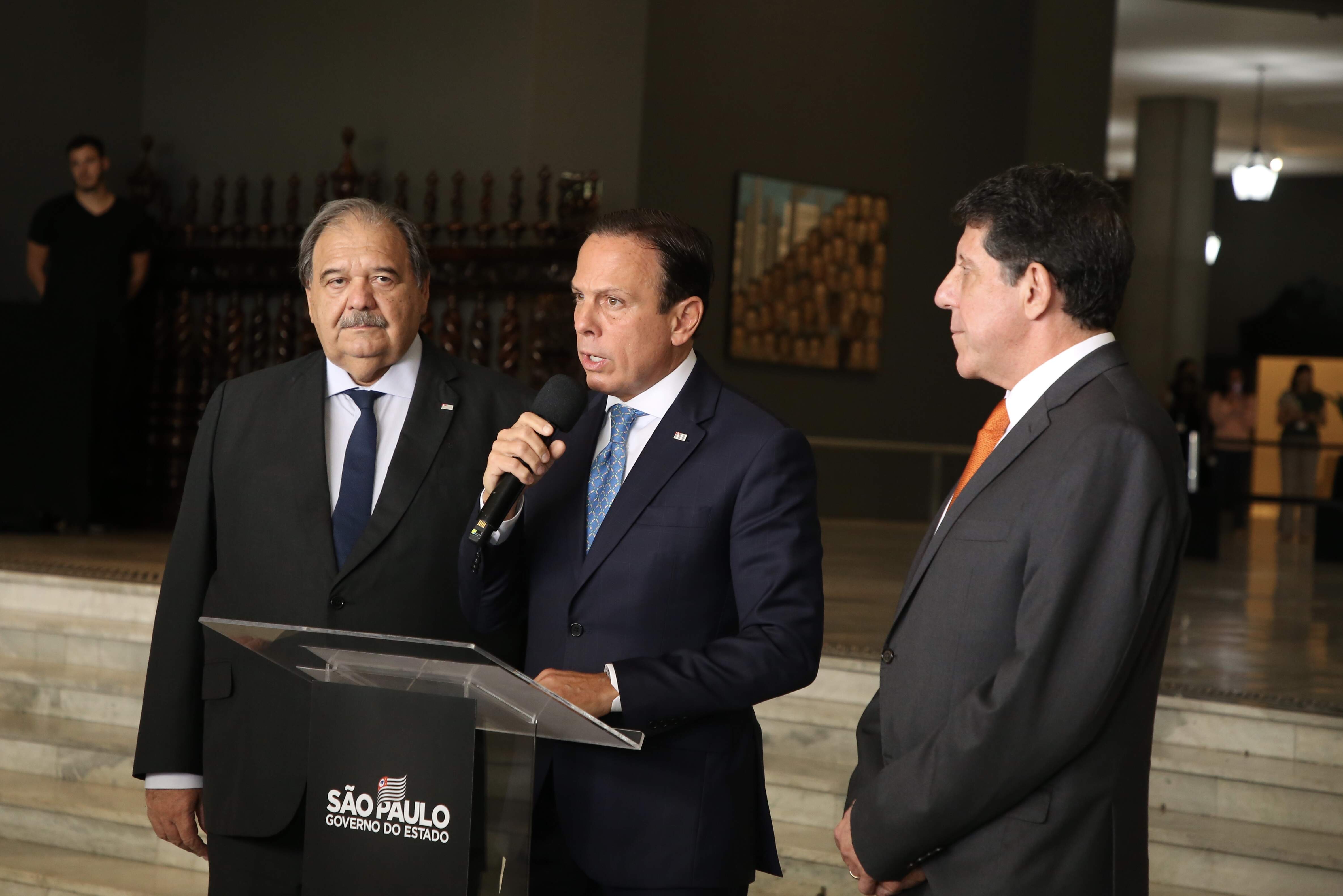 Governador João Doria anunciou medidas durante entrevista coletiva na tarde desta segunda-feira