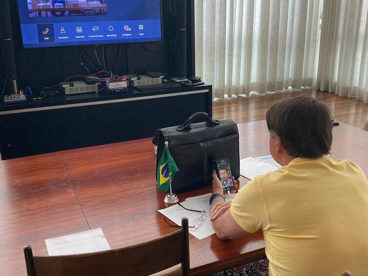 Bolsonaro se reuniu via videoconferência com presidente do BNDES