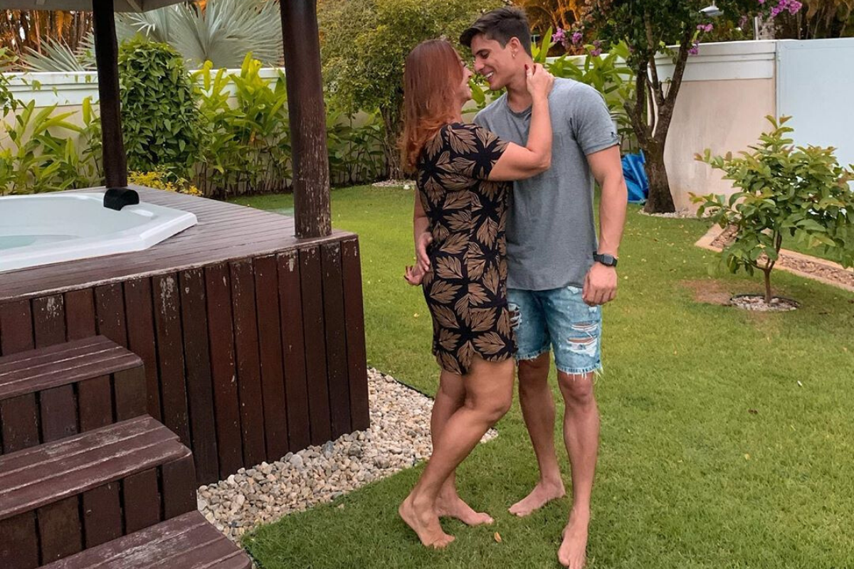Nadine e Tiago Ramos em foto publicada no Instagram