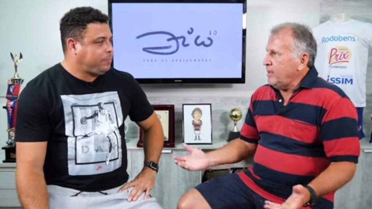 Ronaldo Fenômeno revela ter se inspirado em Zico dentro de campo