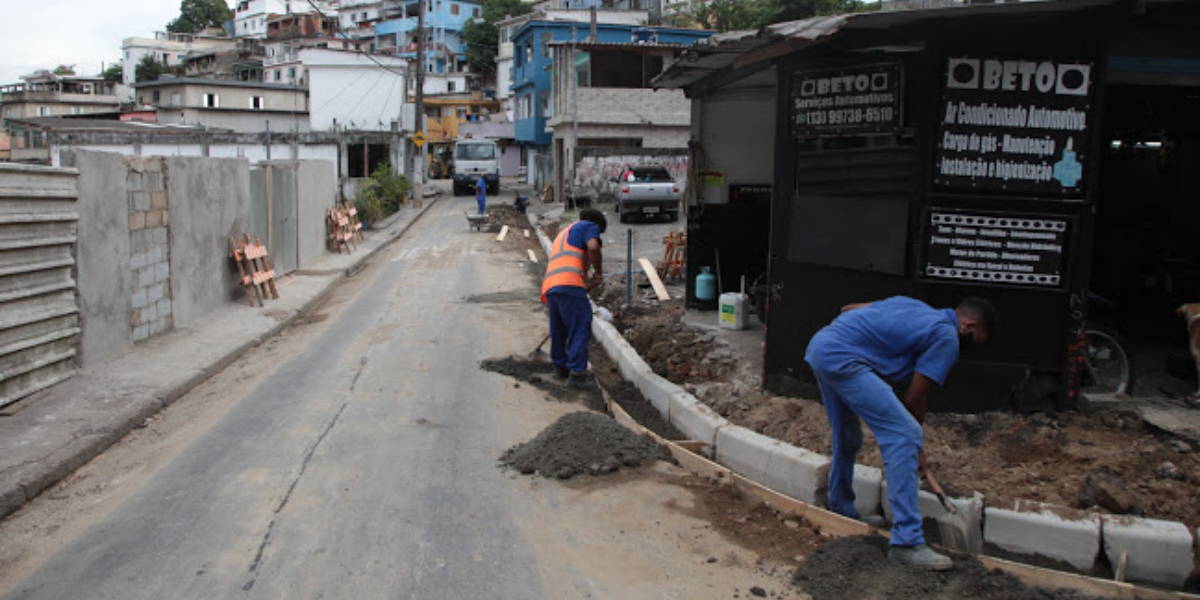 Revitalização das calçadas na Vila Progresso