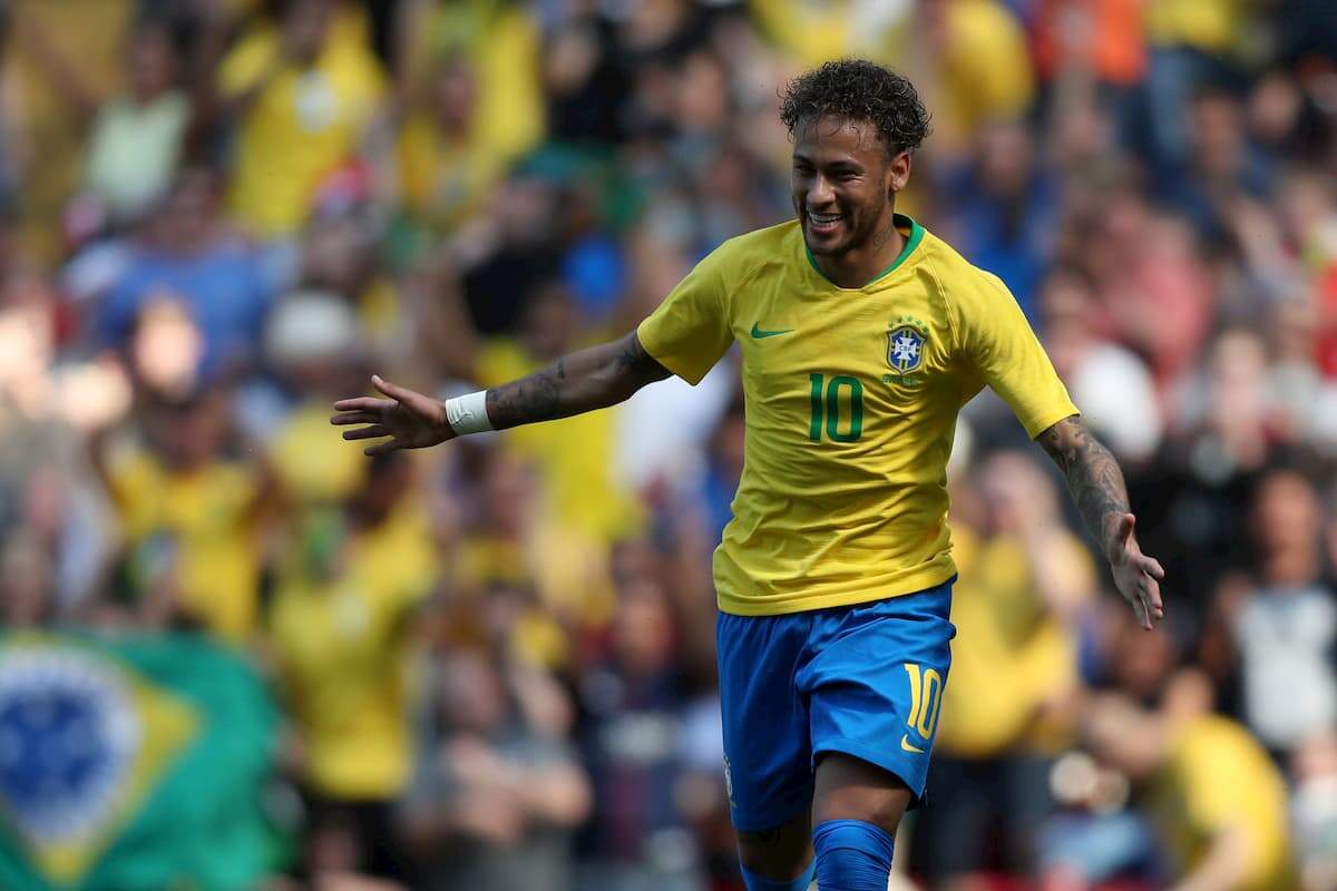 Neymar jogou duas Copas do Mundo com a seleção brasileira, em 2014 e 2018