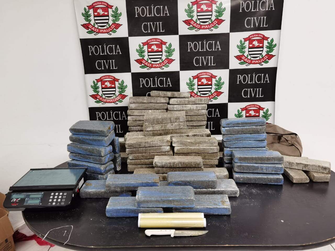Segundo a polícia, droga abasteceria inúmeros pontos de tráfico na Baixada Santista