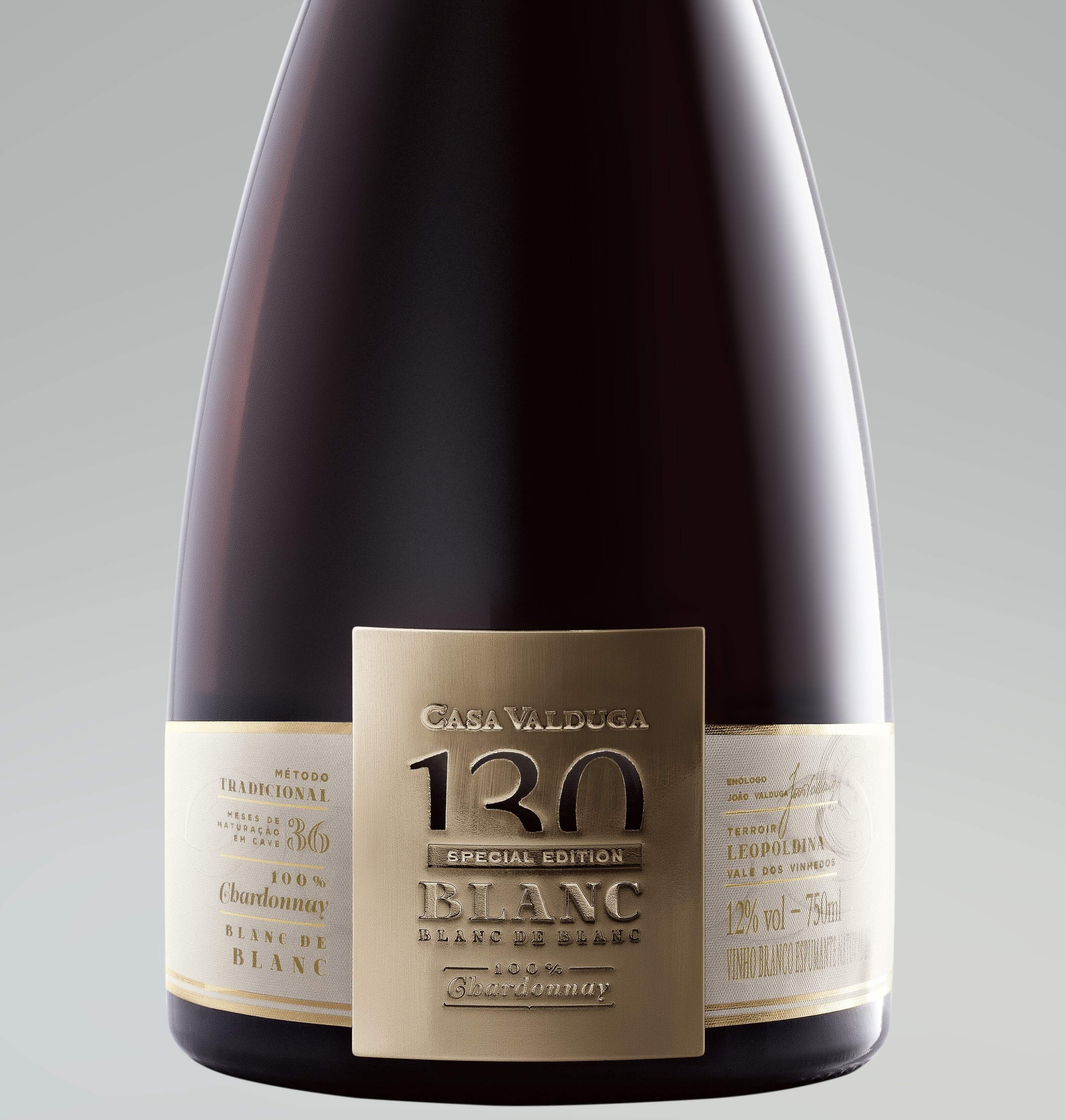 O 130 é produzido com a uva Chardonay, no Vale dos Vinhedos, no Rio Grande do Sul