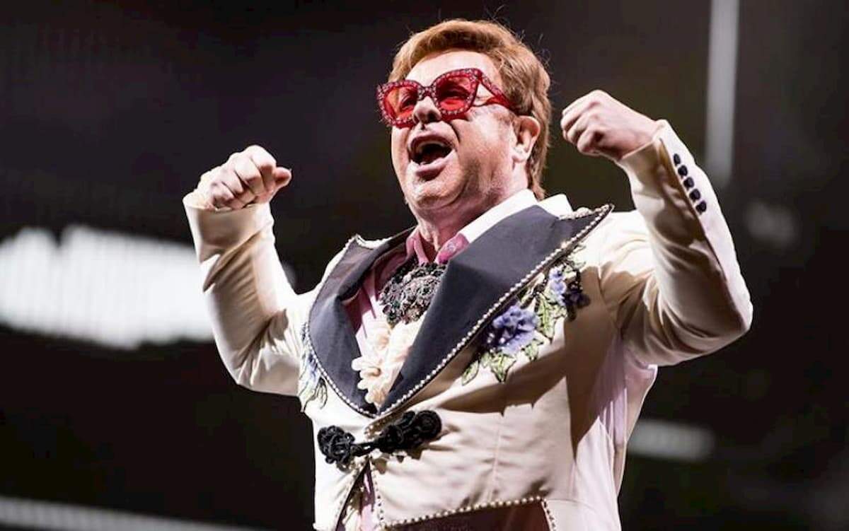 Elton John durante show na Austrália