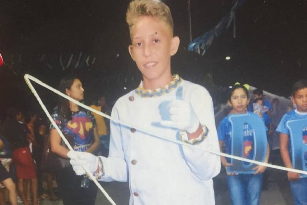 O adolescente Mizael Fernandes da Silva, de 13 anos, foi morto em uma ação da Polícia Militar
