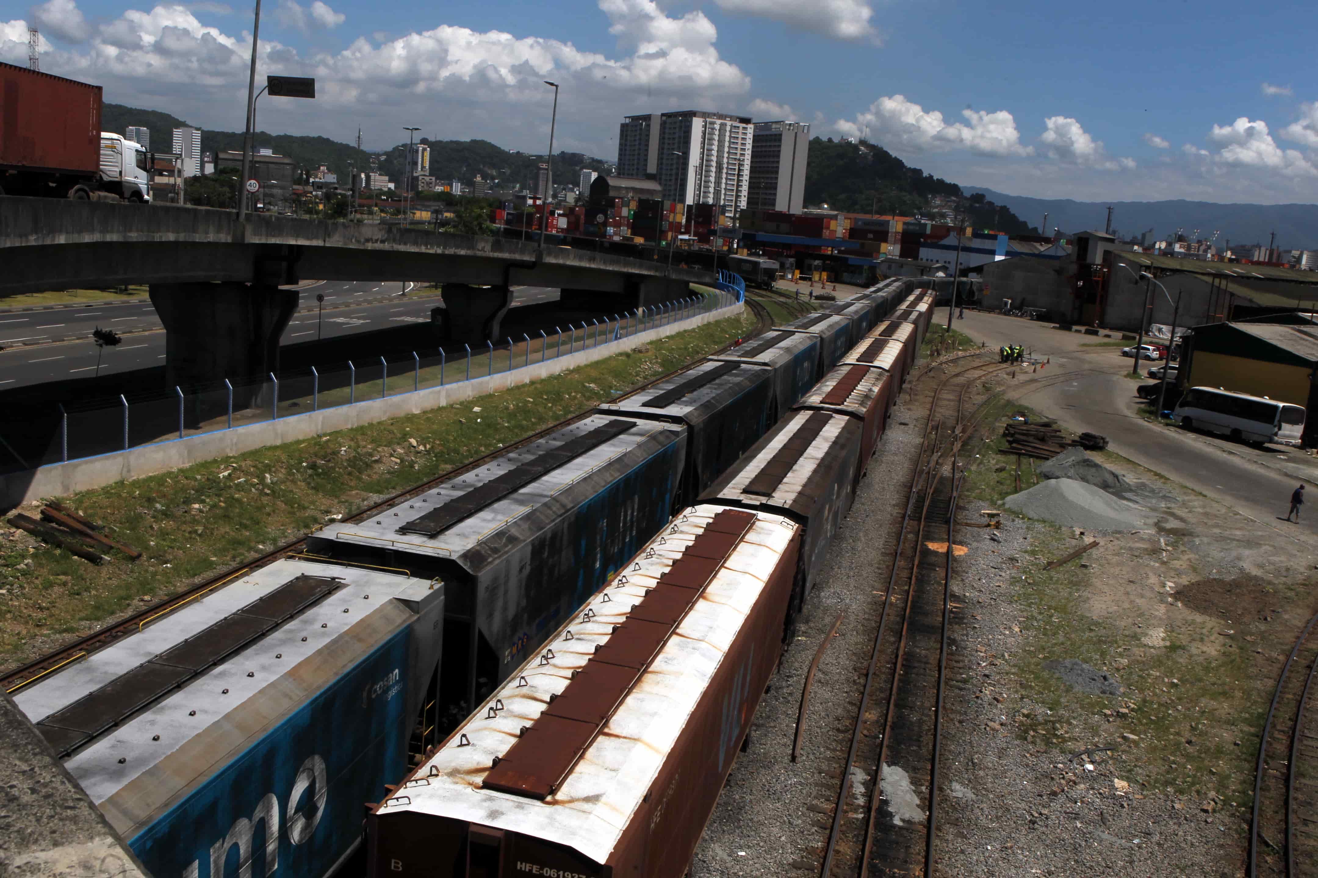 Movimento de vagões no Porto de Santos: projetos também envolvem melhorias nos acessos ferroviários