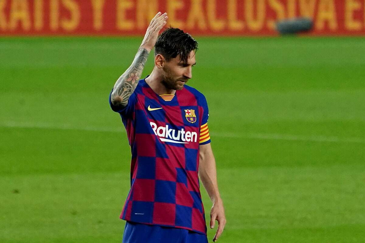 Messi já havia mostrado insatisfação logo após marcar o gol do Barcelona