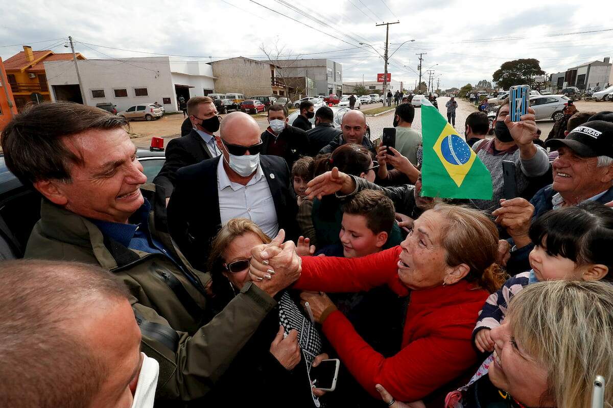 Bolsonaro participou do ato de entrega do Condomínio Residencial Nossa Senhora Auxiliadora