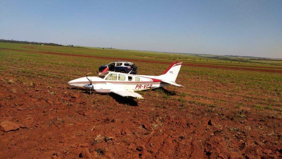 Aeronave interceptada fez pouso forçado em Ivinhema