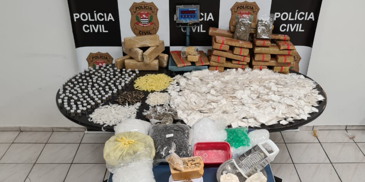 Entre maconha, cocaína e crack, Polícia Civil apreendeu mais de 40 quilos de drogas