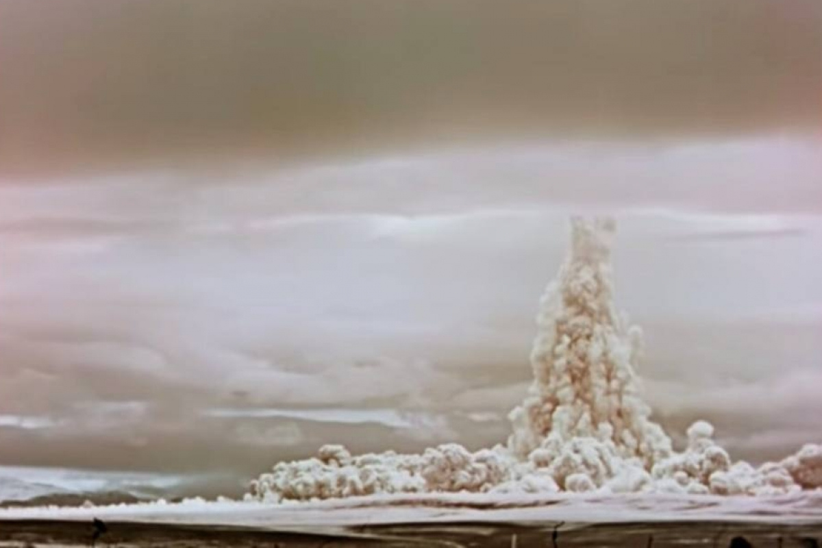 A bomba de hidrogênio Czar foi detonada em outubro de 1961