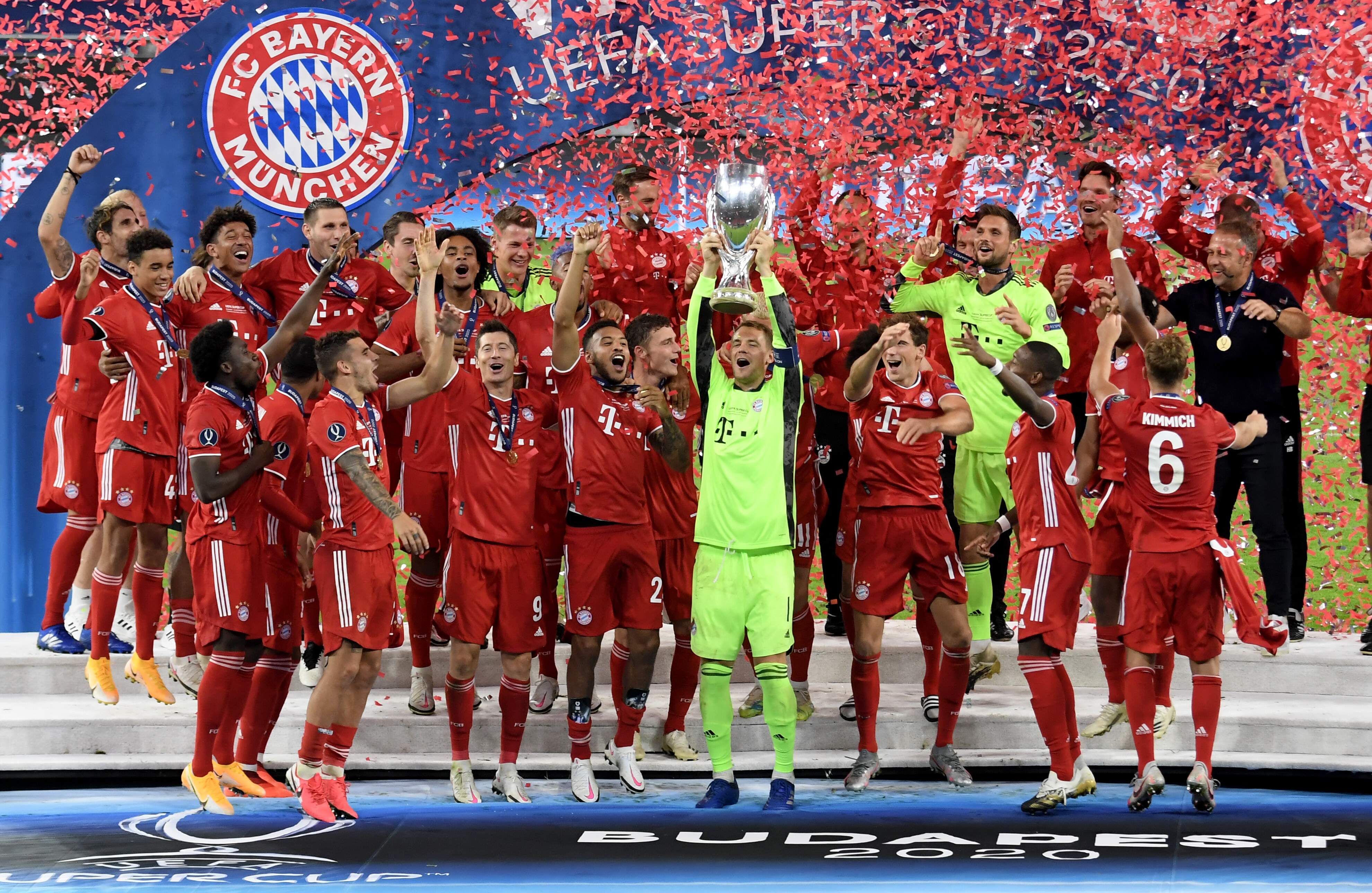 Foi a segunda conquista do Bayern na história da Supercopa da Europa