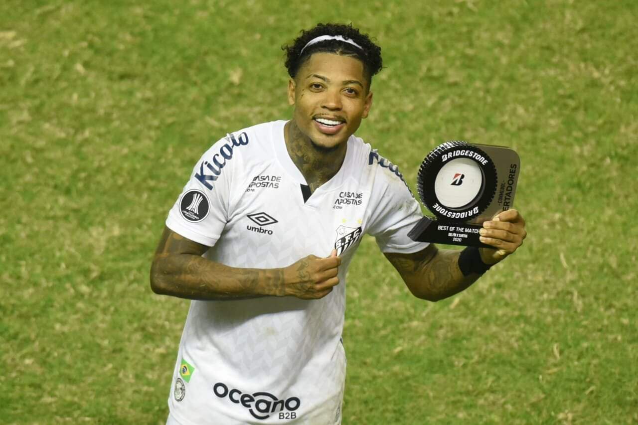 Além de marcar o primeiro gol do jogo, Marinho foi eleito o melhor em campo 