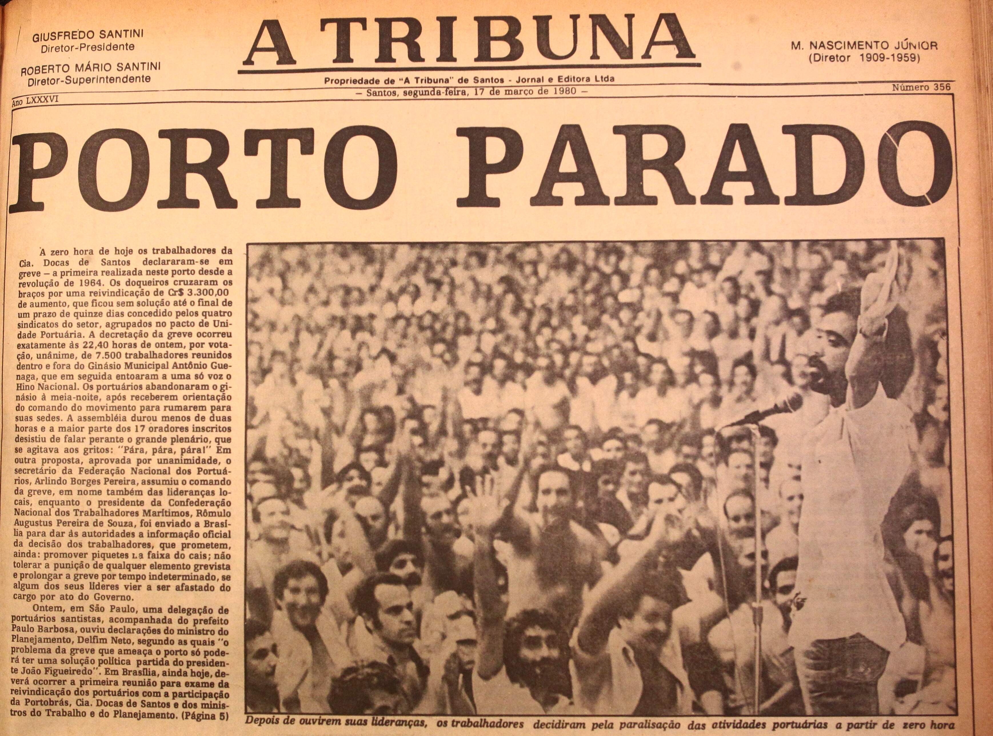 Março de 1980: A Tribuna mostra a primeira greve de trabalhadores no Porto, ainda sob a ditadura