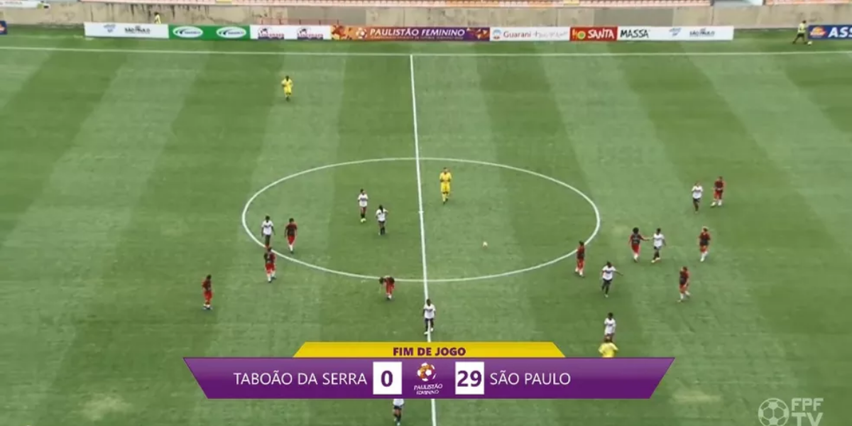 Tricolor aplicou goleada no Taboão da Serra