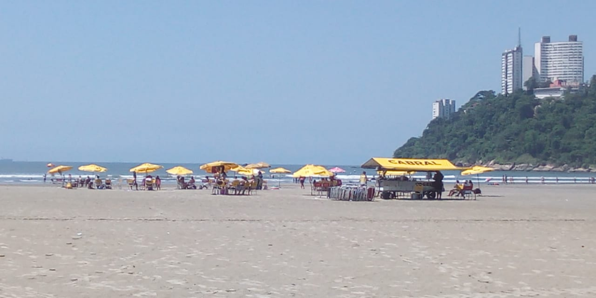 Barracas e cadeiras de praia não serão permitidas na faixa de areia