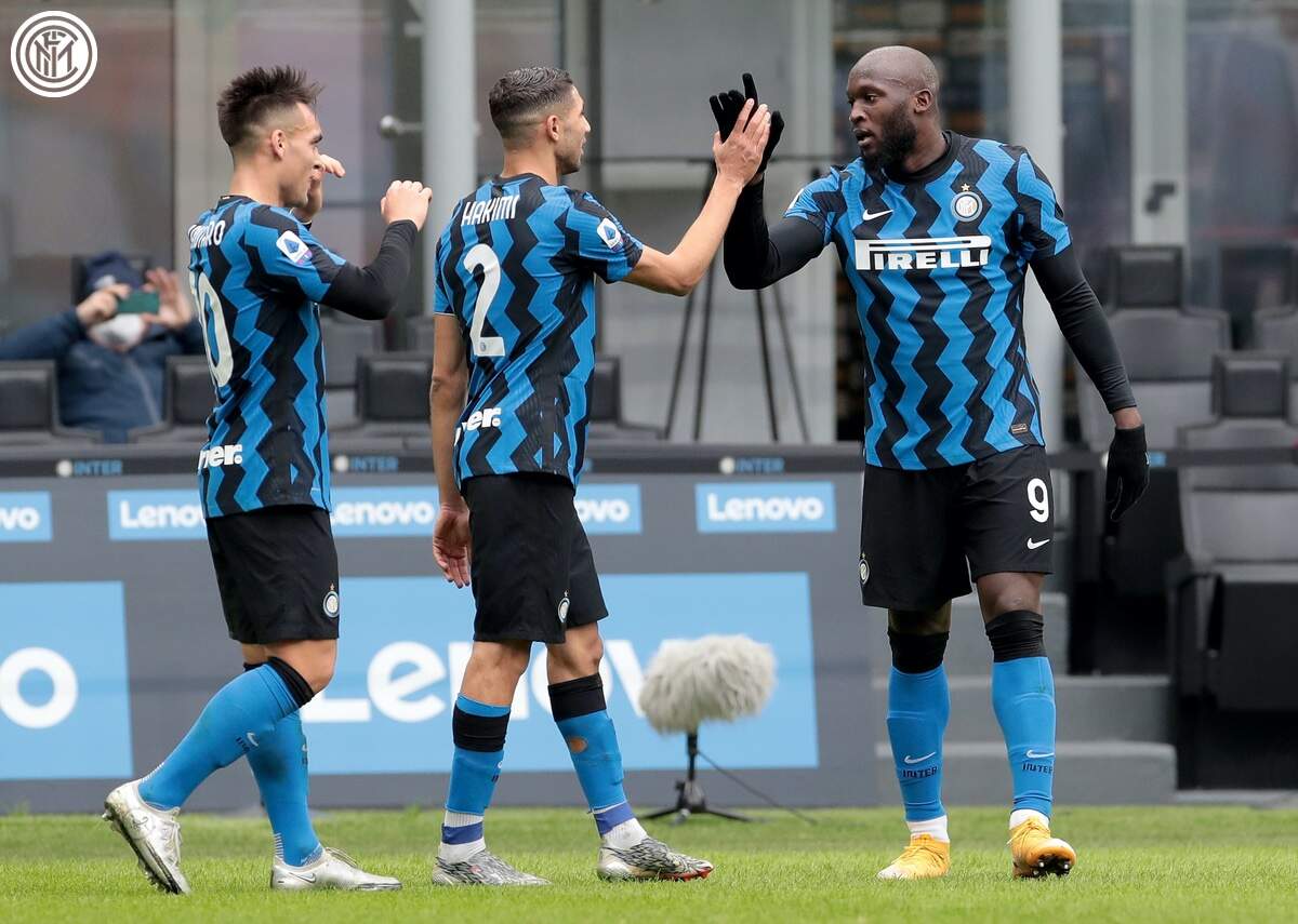 Inter goleou e assumiu liderança provisória do Campeonato Italiano