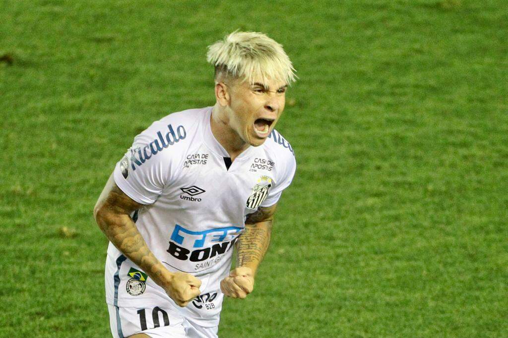 Soteldo voltou a marcar um gol pelo Santos