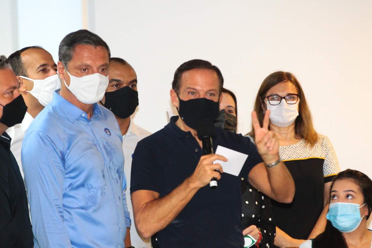 Pronunciamento ocorreu durante cerimônia de vacinação contra covid-19 em Santos