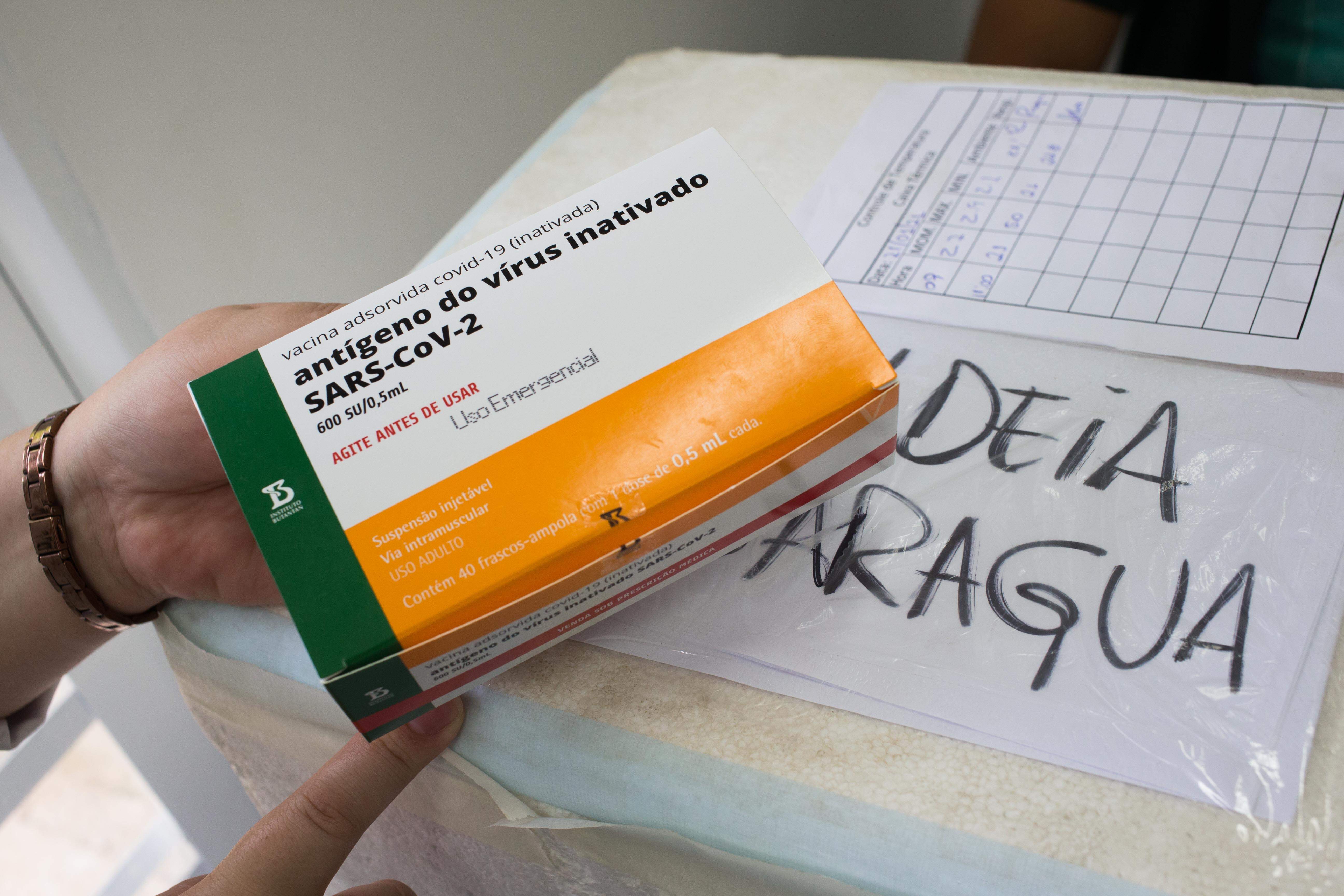 Anvisa liberou mais de 4 milhões de doses da CoronaVac para vacinar a população