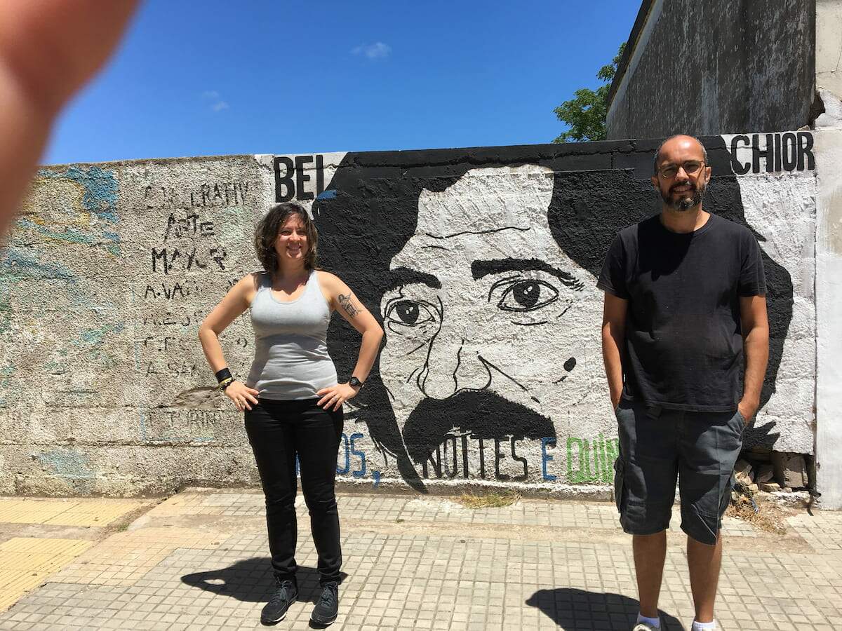 Christina Fuscaldo e Marcelo Bortoloti percorrem locais por onde o artista passou os últimos anos