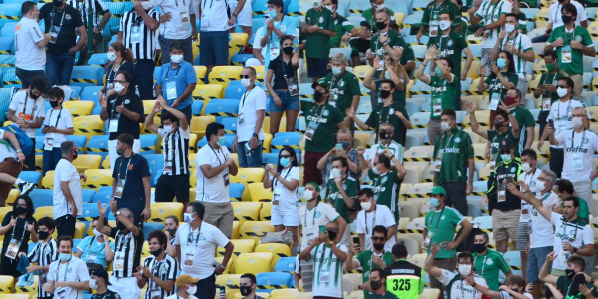 Distanciamento entre torcedores gera desconforto e questionamentos no Maracanã