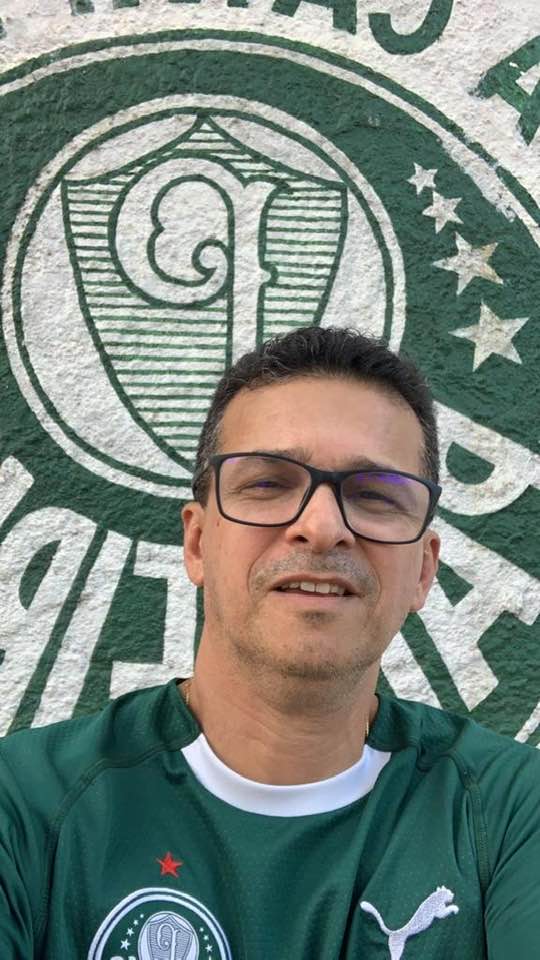 Genaldo postou fotos com a camisa do Palmeiras antes e depois da decisão do último sábado 