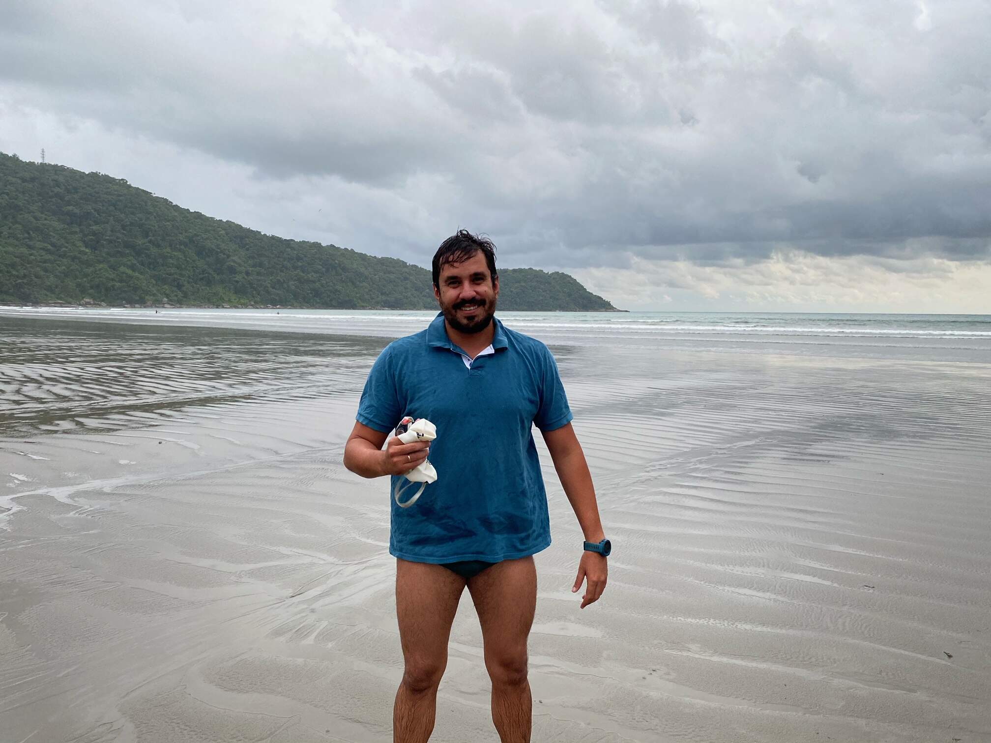 Roberto de Souza Araújo Filho descobriu a maratona aquática e está se destacando na modalidade 