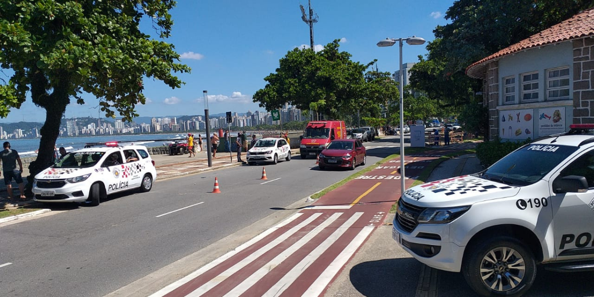 Tentativa de assalto aconteceu próximo ao Aquário de Santos 