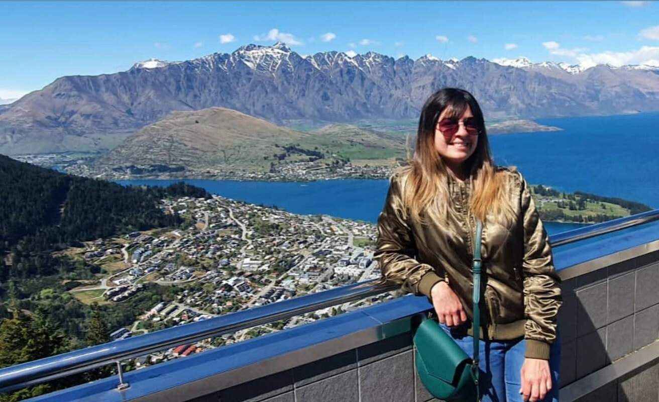 Adriana Marangoni mora há cinco em Auckland, Nova Zelândia