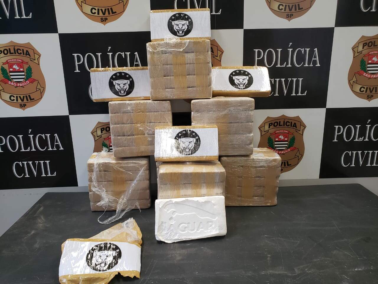40 tabletes de cocaína foram apreendidos pela Polícia Civil
