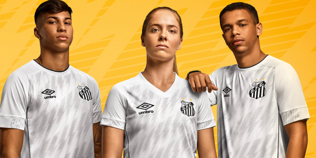 Novas camisas serão usadas pelo elenco profissional do Santos ao longo da temporada